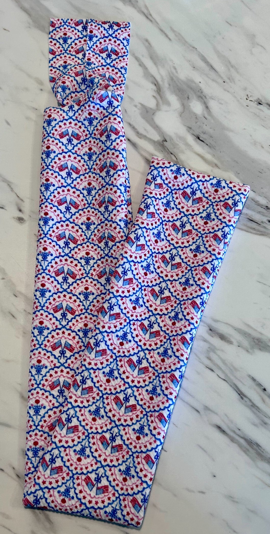 Red White Blue Flag Tail Bag