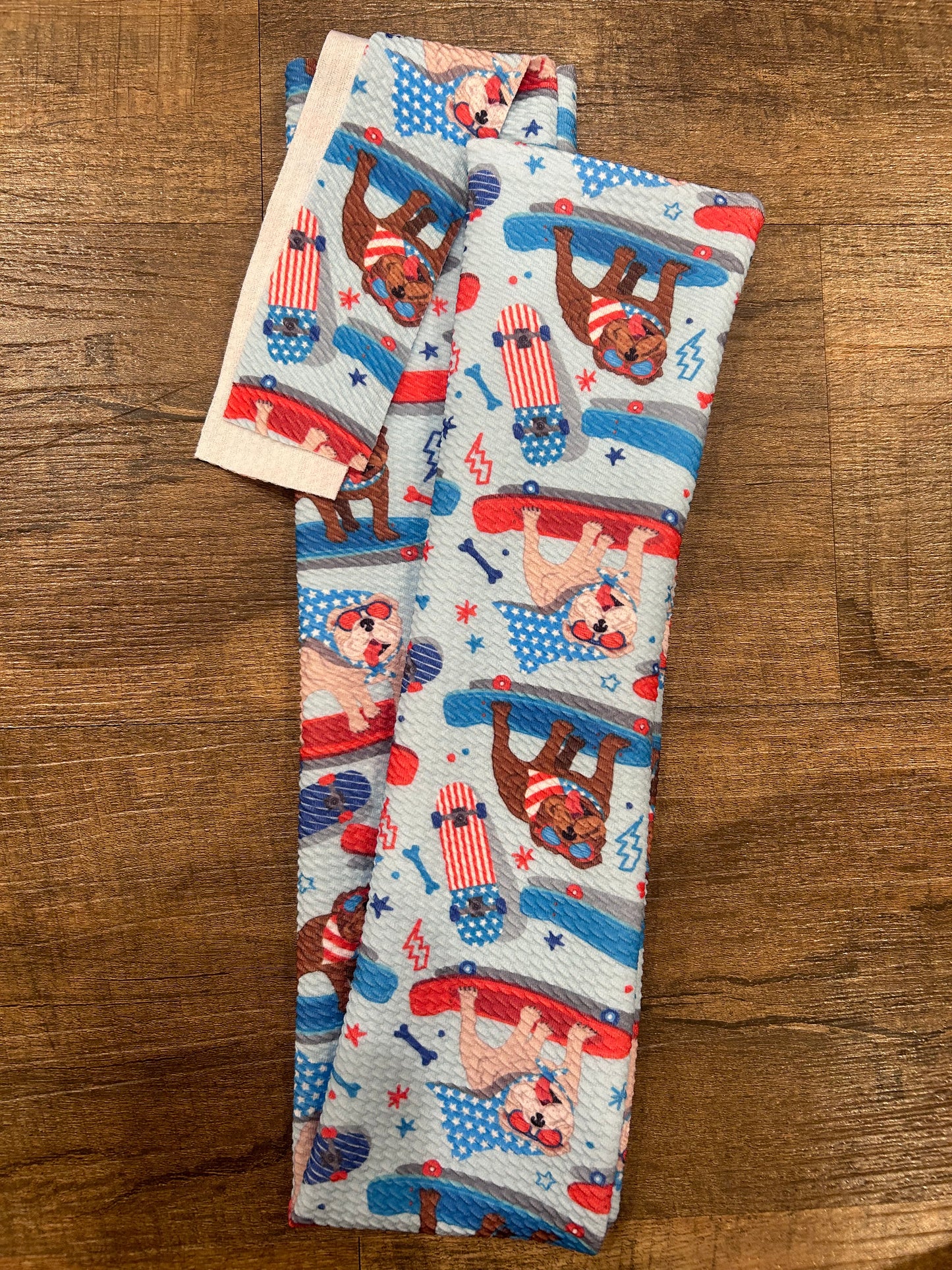 Patriotic Bulldog Tail Bag