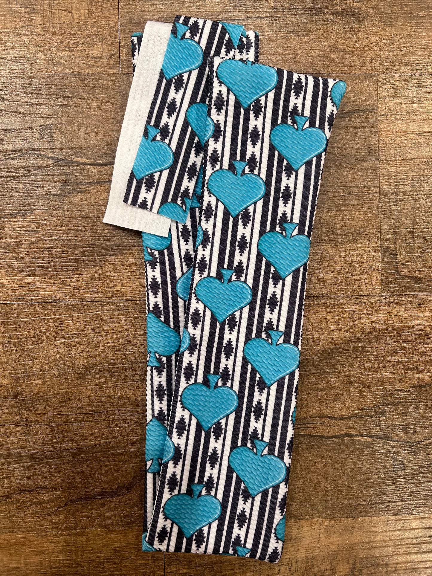 Turquoise Spade Tail Bag