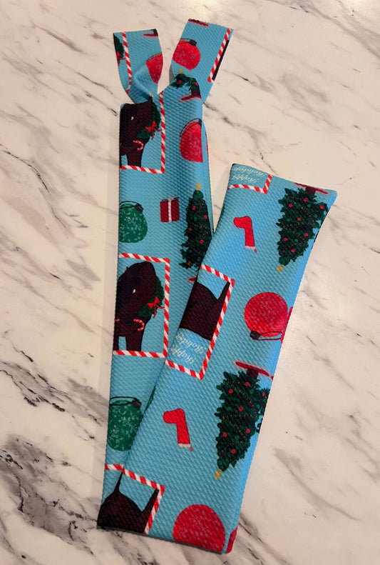 Happy Holidays Tail Bag