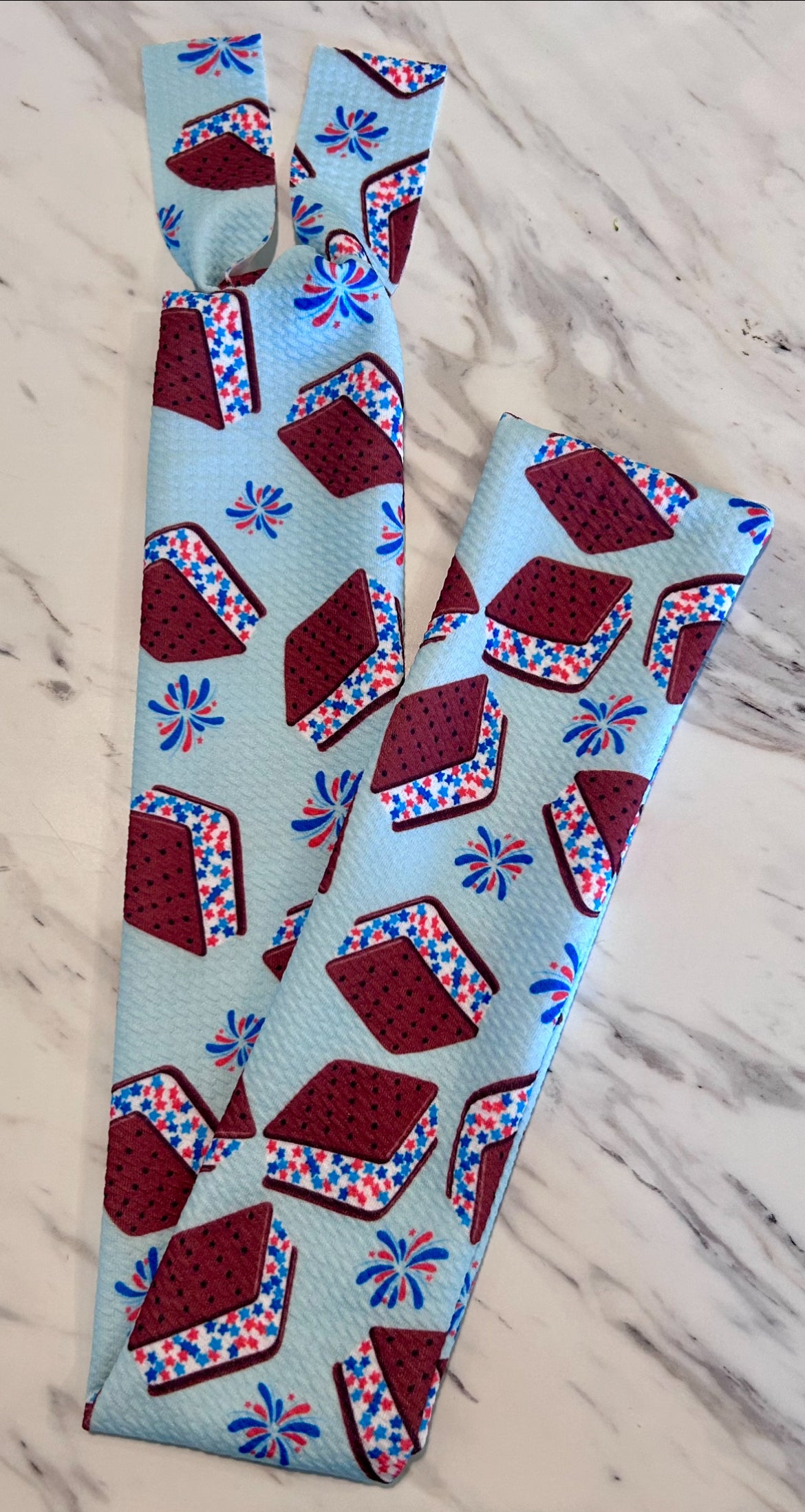 Patriotic Ice Cream Sandwich Tail Bag