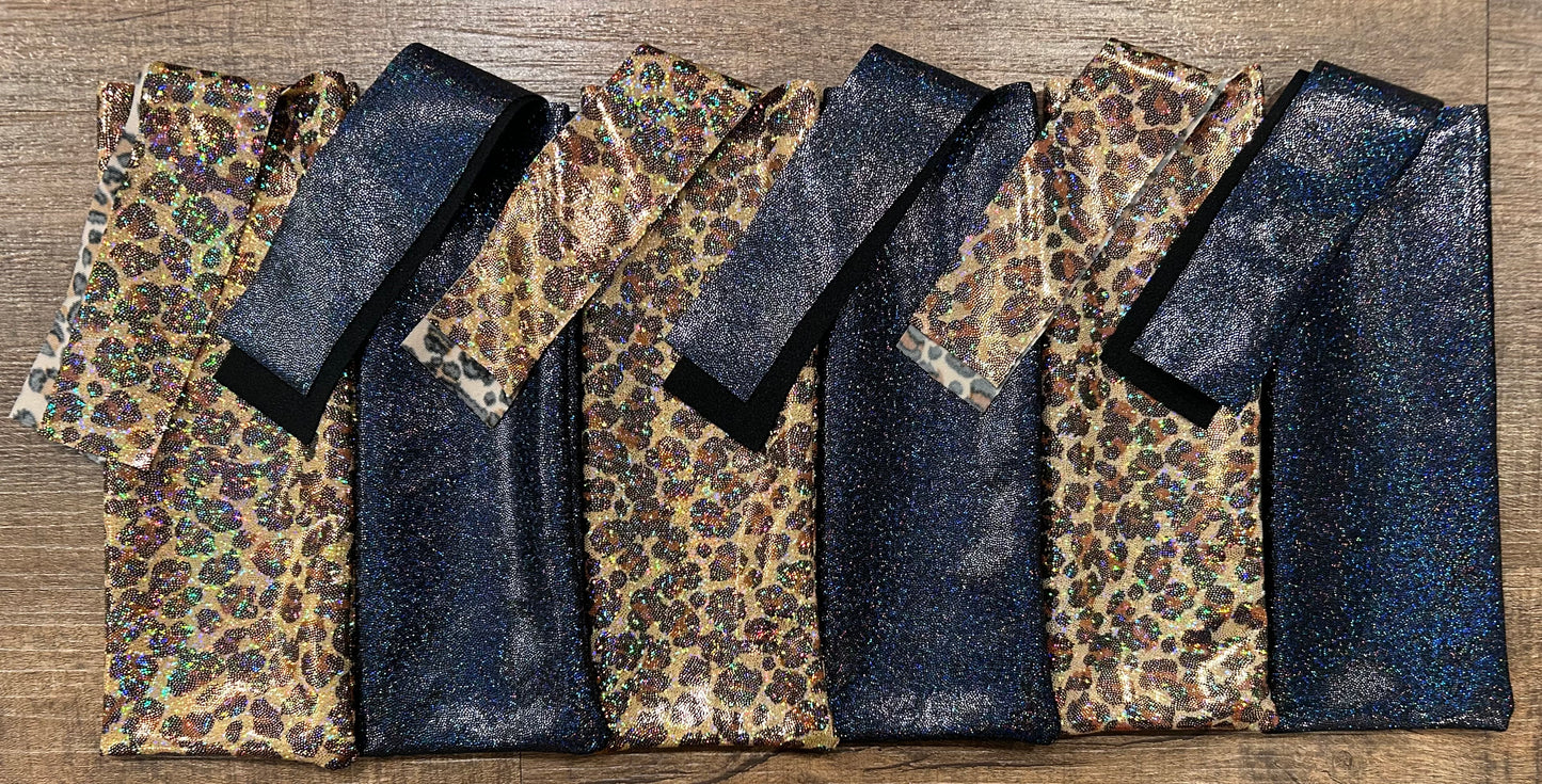 Black and Leopard Mane Bags