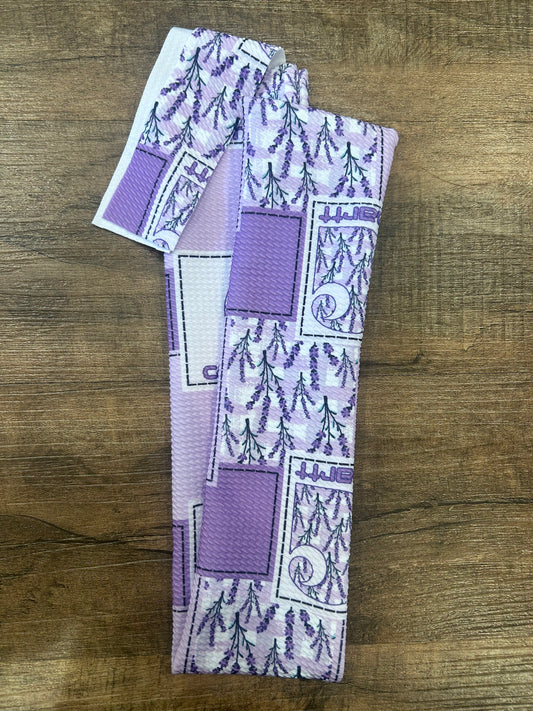 Purple Patchwork Tail Bag
