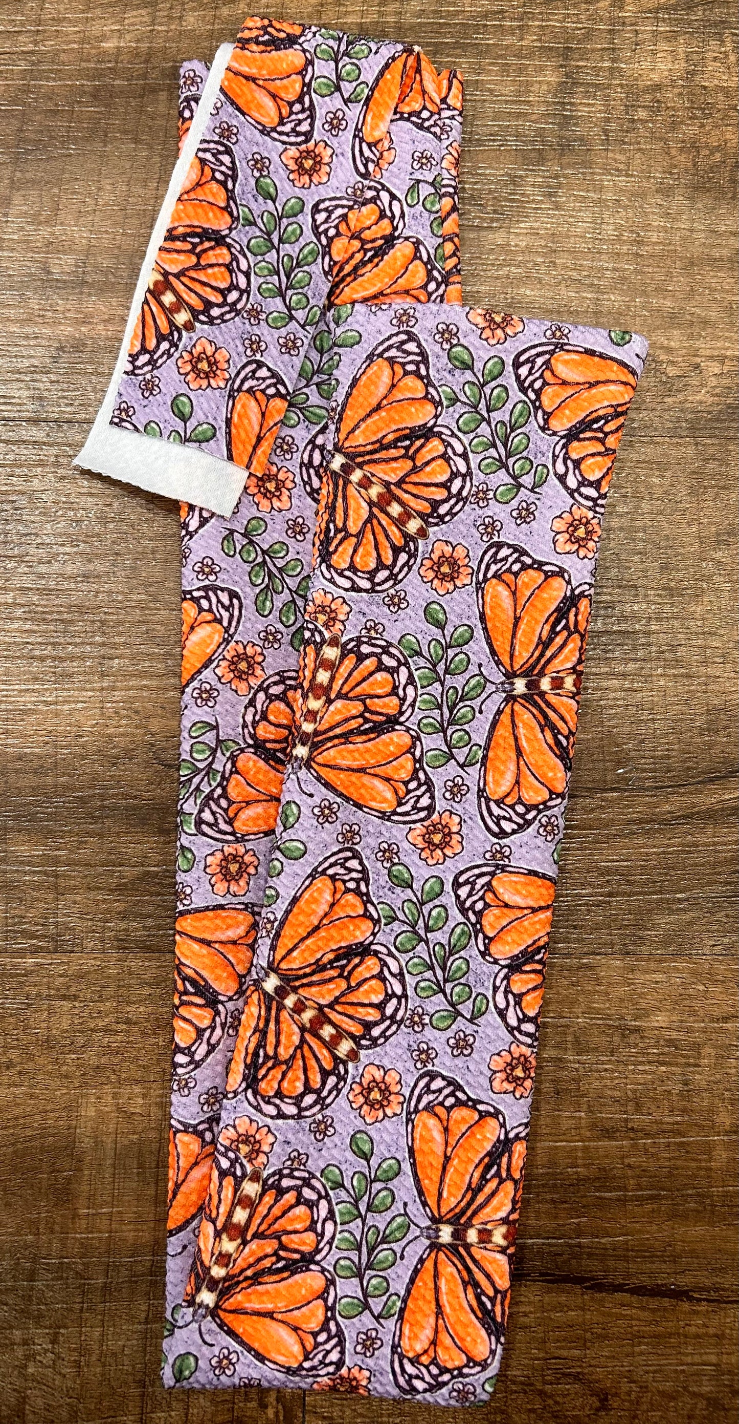 Orange and Purple Butterfly Tail Bag