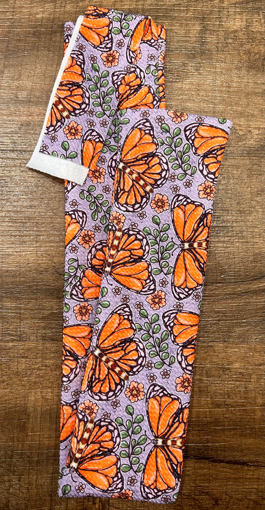 Orange and Purple Butterfly Tail Bag