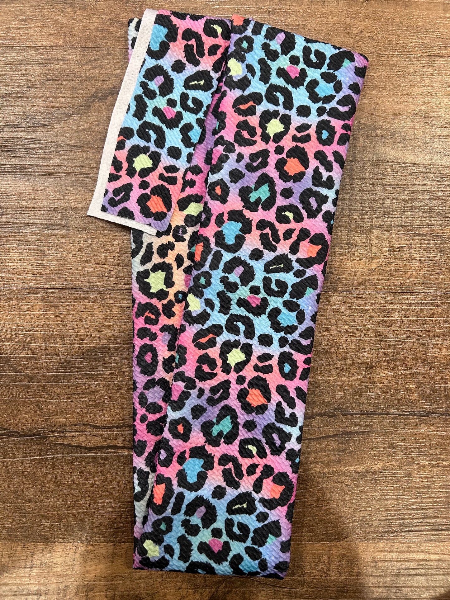 Neon Leopard Tail Bag