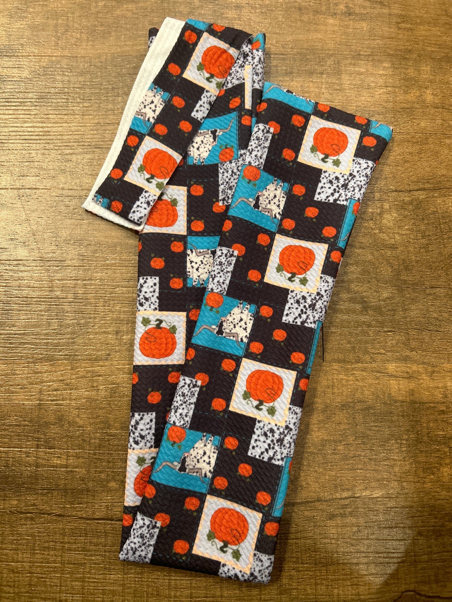 Pumpkin Cow Tail Bag