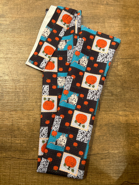 Pumpkin Cow Tail Bag
