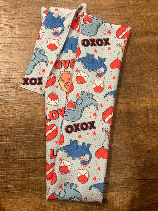 Valentines Dinosaurs Tail Bag
