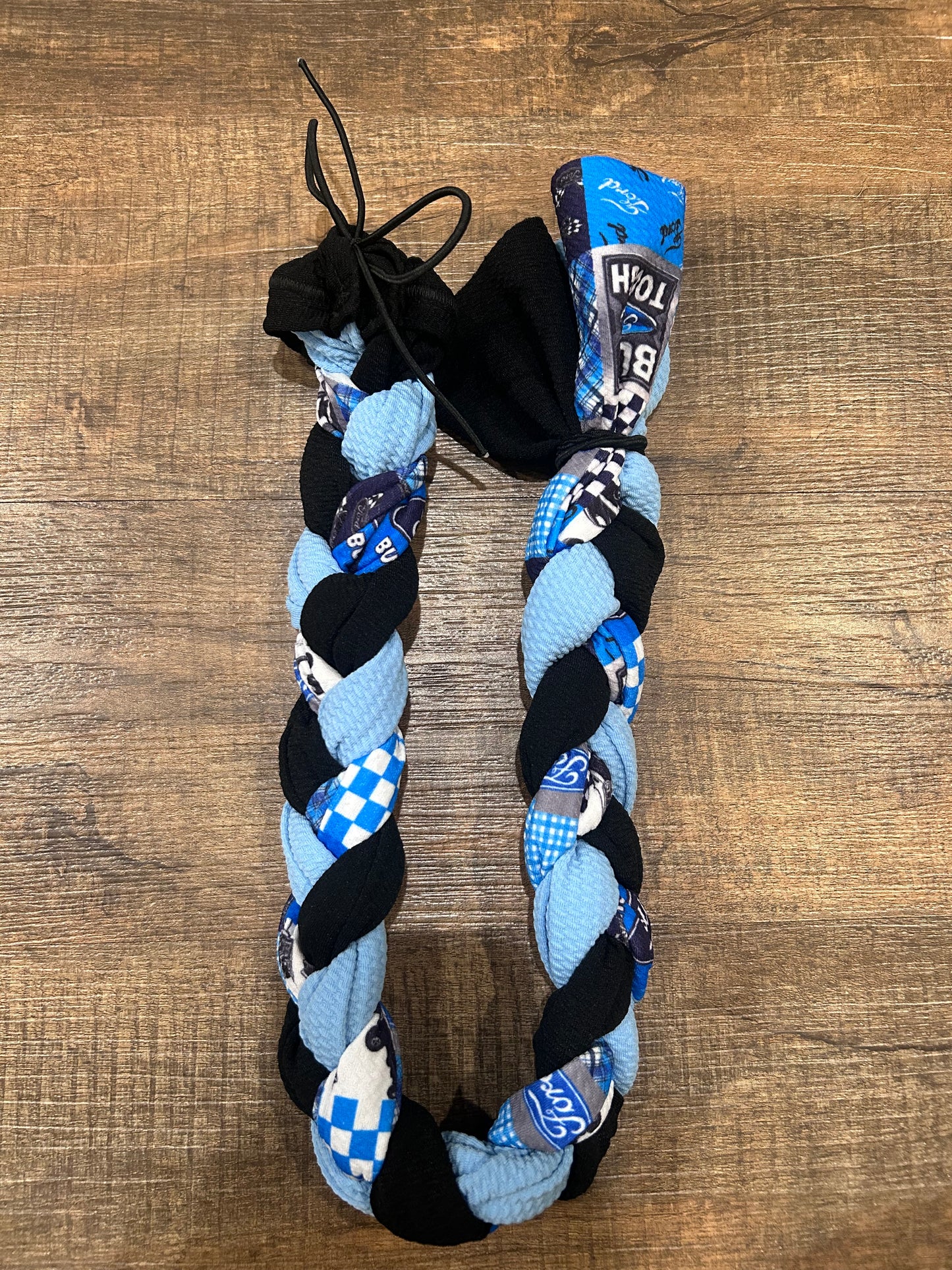 Blue Tough Truck Braided Tail Bag