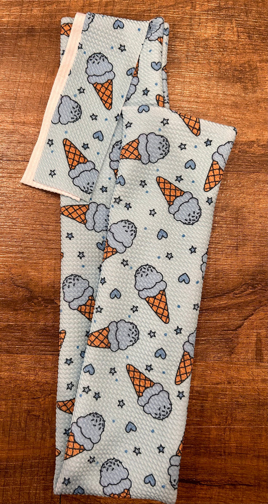 Blue Ice Cream Tail Bag