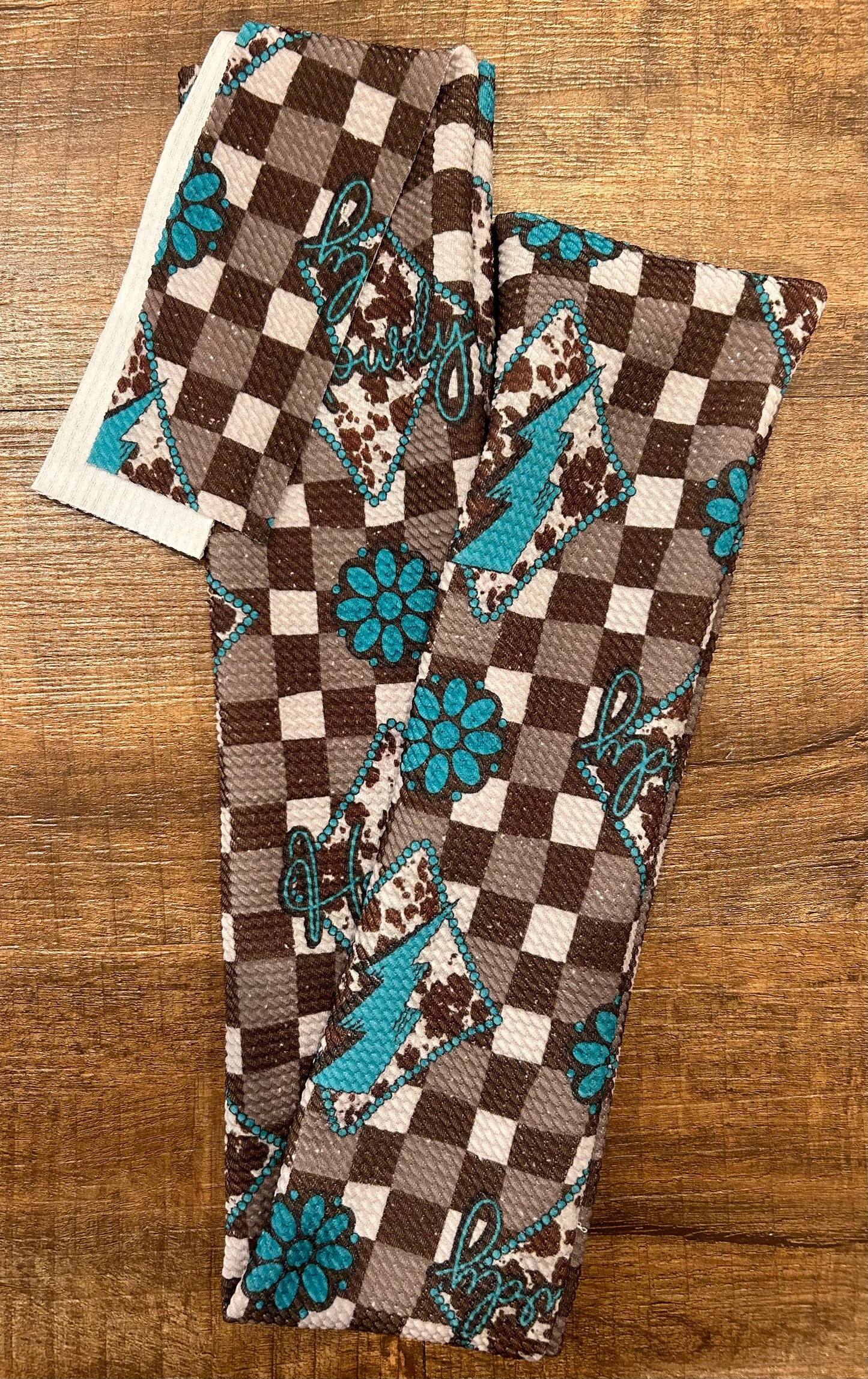 Turquoise Howdy Tail Bag