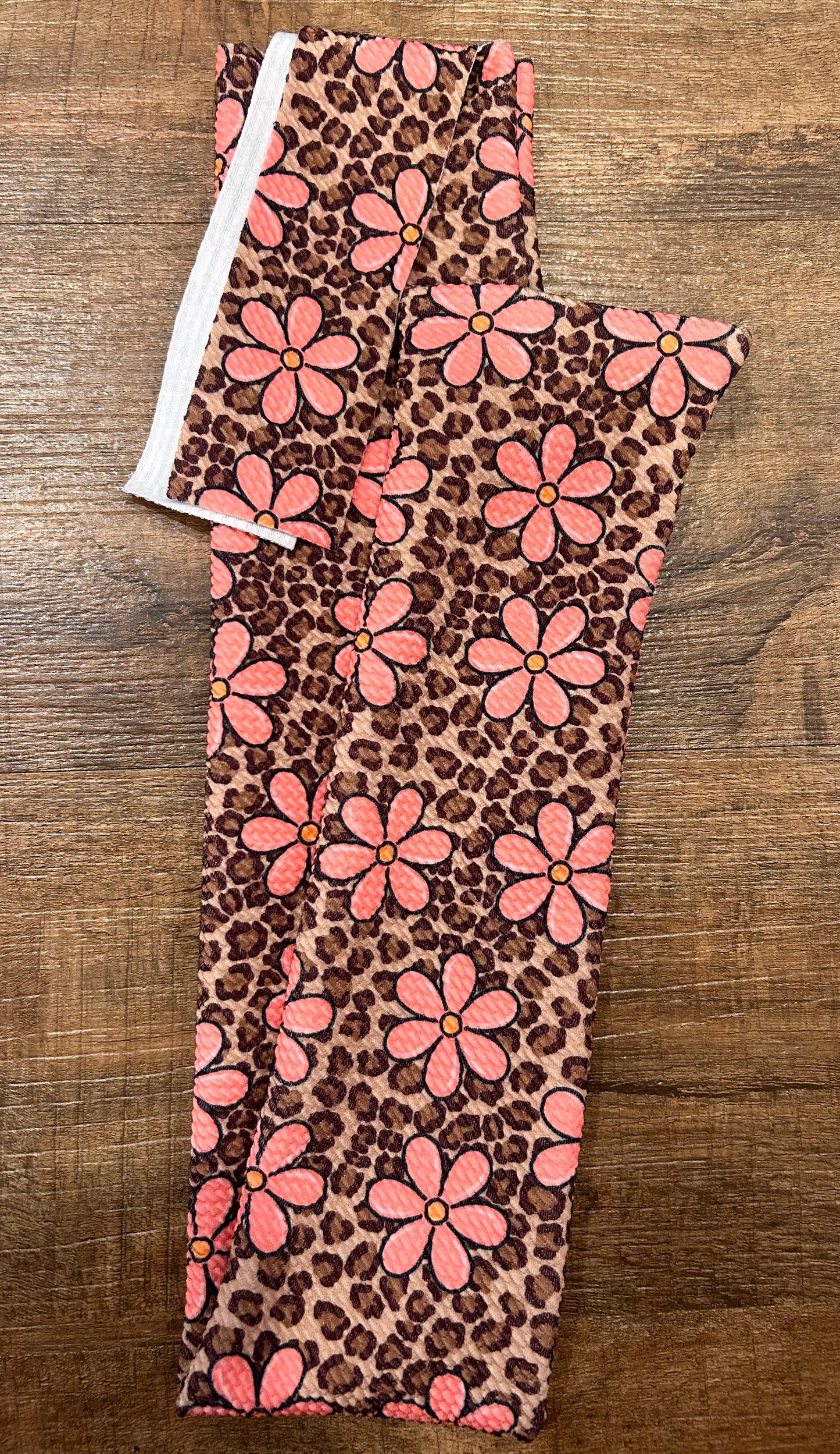 Leopard and Pink Tail Bag