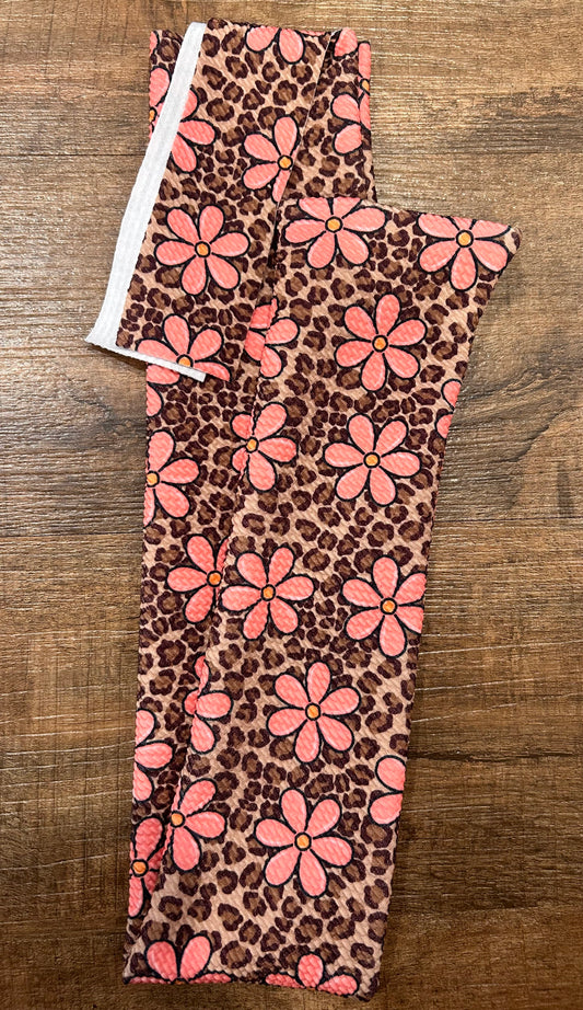 Leopard and Pink Tail Bag