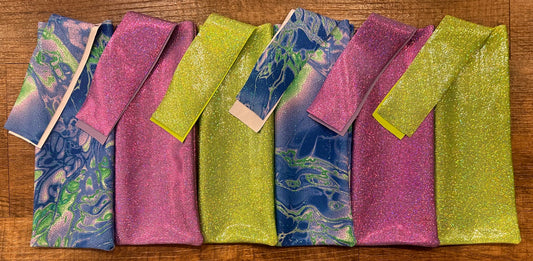 Blue Swirl and Lilac Mane Bags