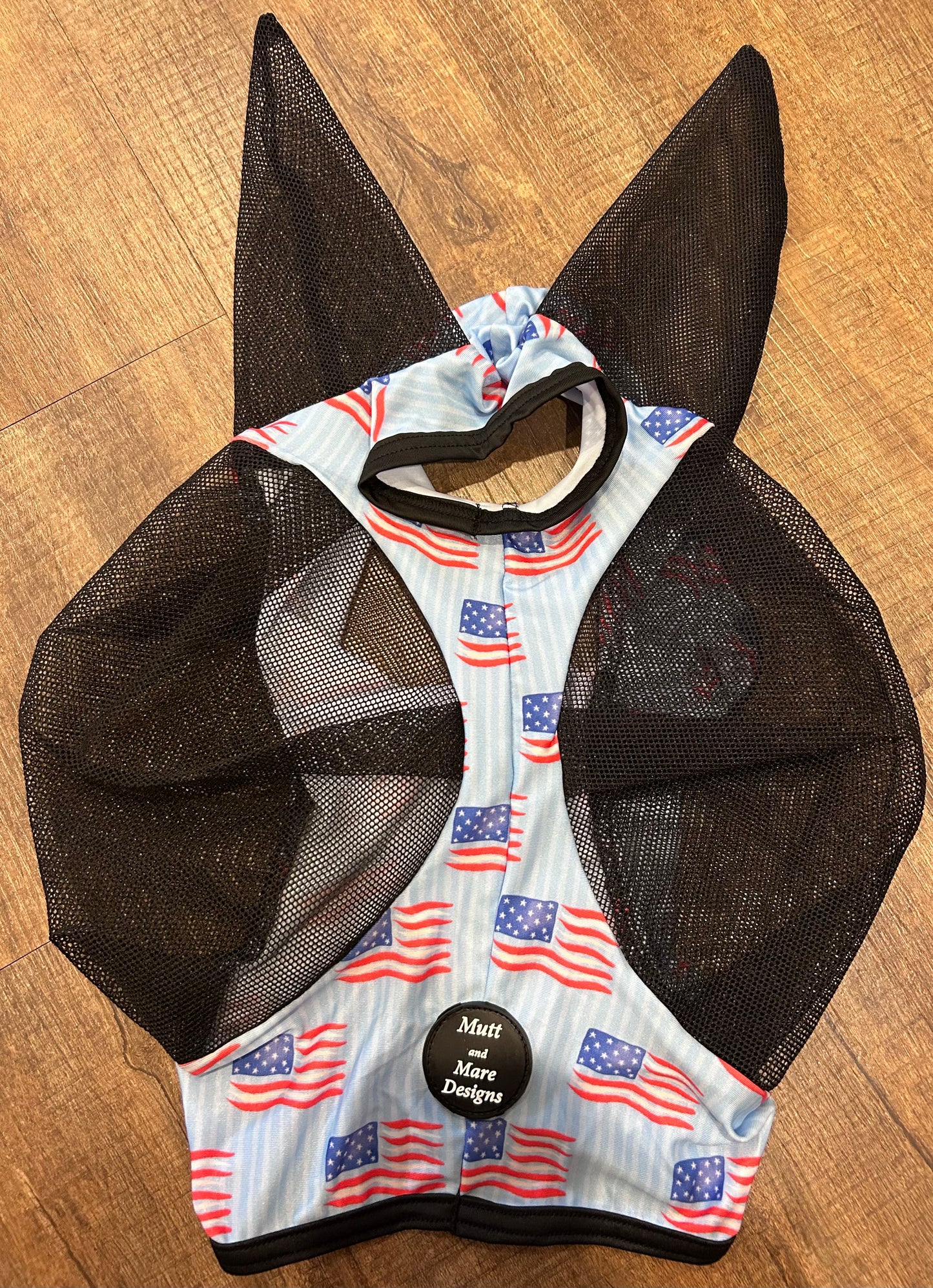 American Flag Stretch Fly Mask
