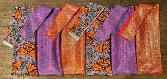 Orange and Purple Butterfly Mane Bags