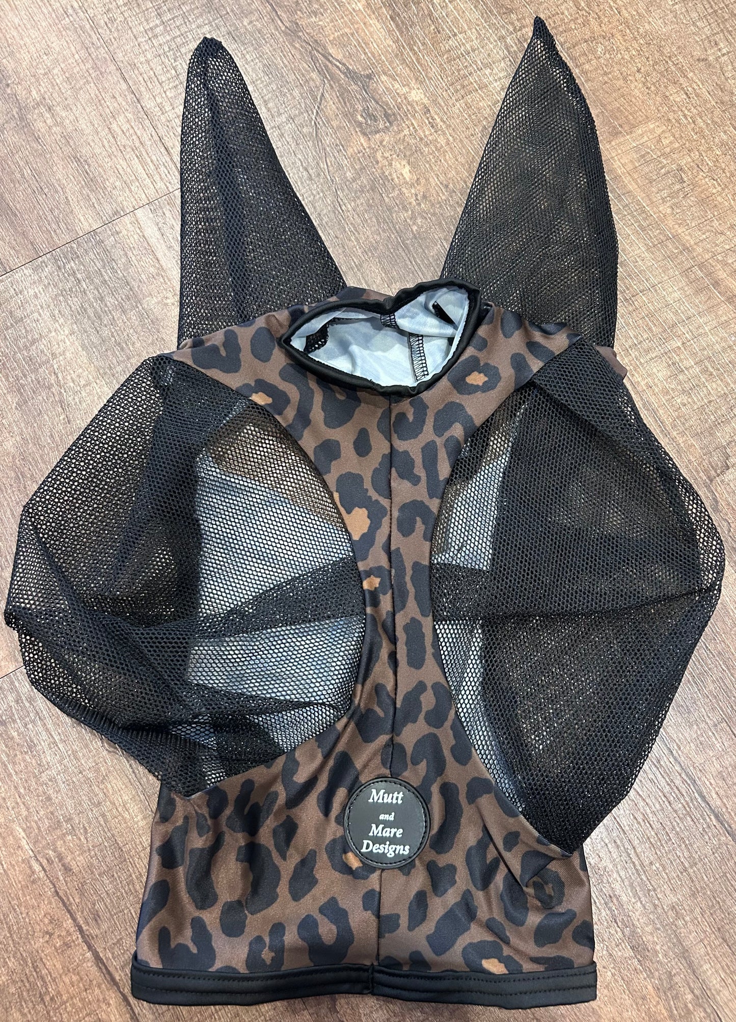 Leopard Stretchy Fly Mask