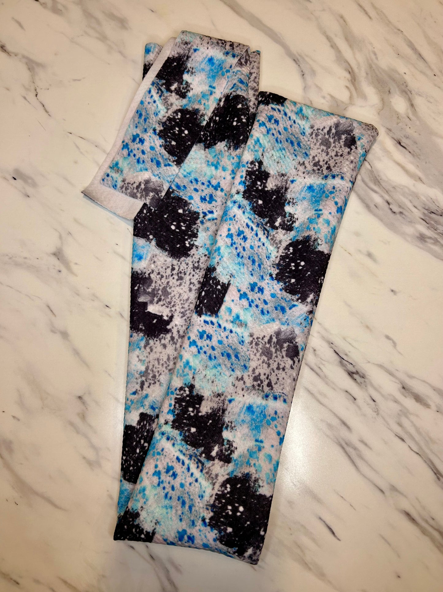 Blue Cow Tail Bag