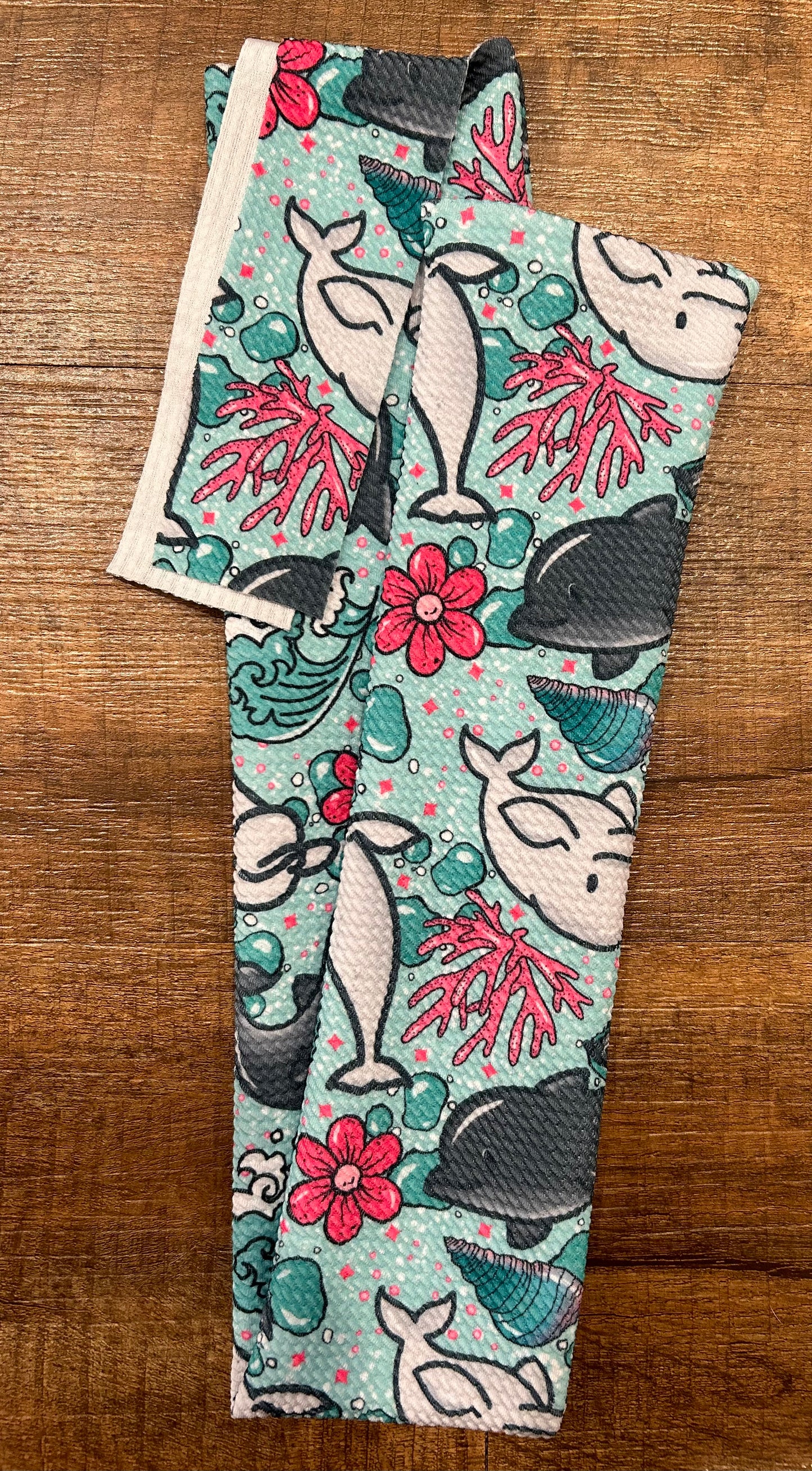 Dolphin and Beluga Tail Bag