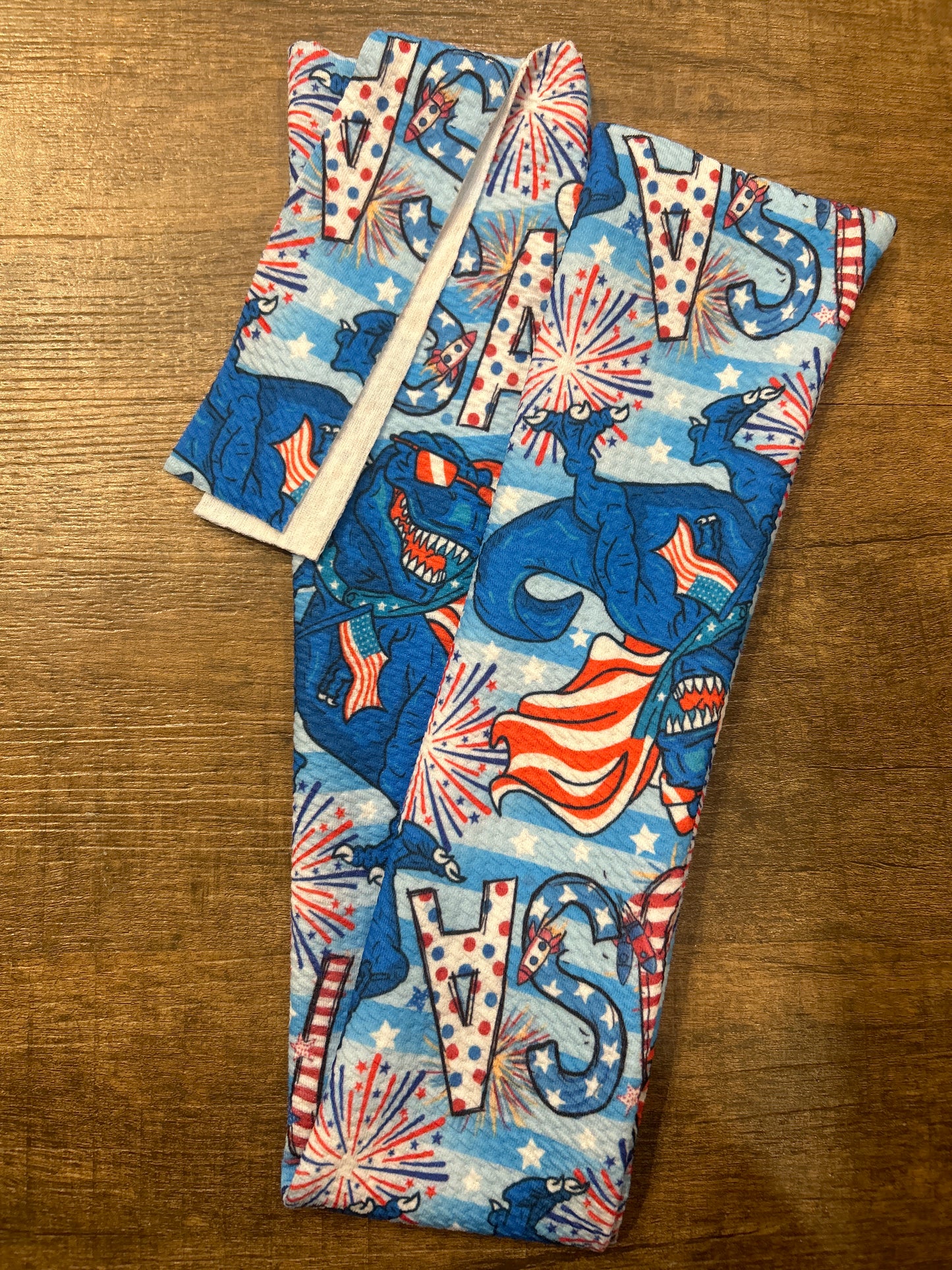 Patriotic Dinosaur Tail Bag