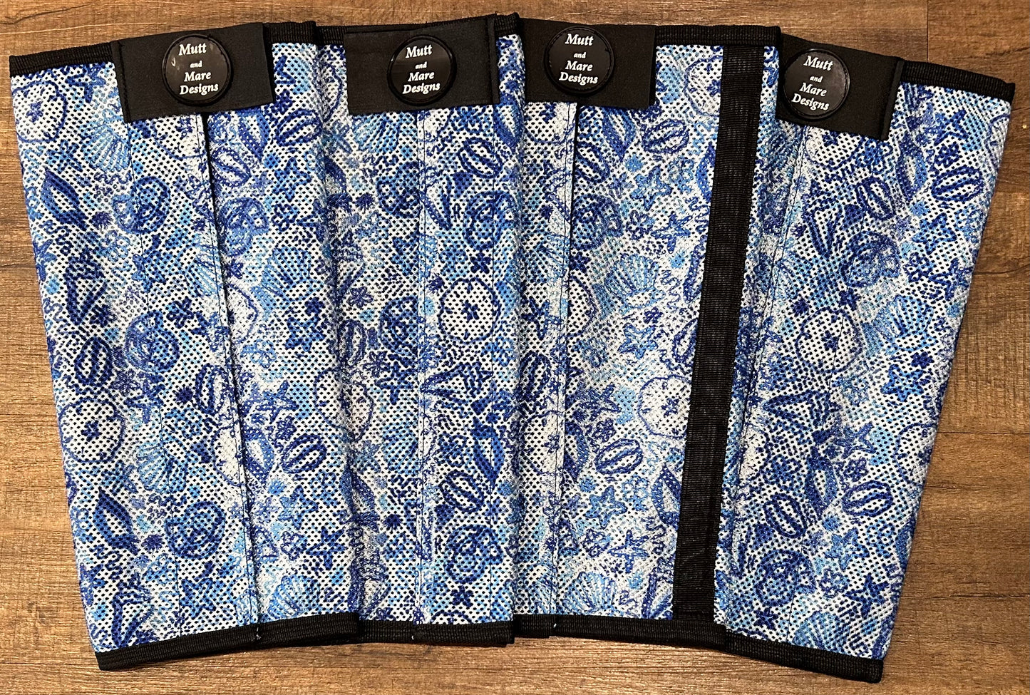 Blue Seashell Fly Boots